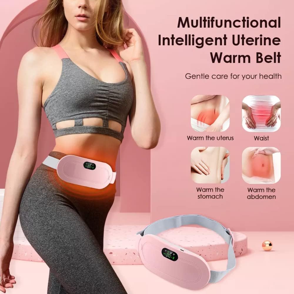 Period Cramp Relief - Fast Heat & Vibration Therapy