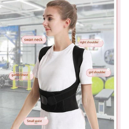 Adjustable Posture Corrector/Relieve Back Pain Belt for Men & Women